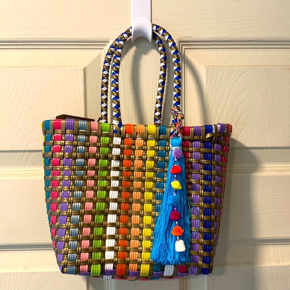 New with tags- Maria Victoria mini tote with tassel